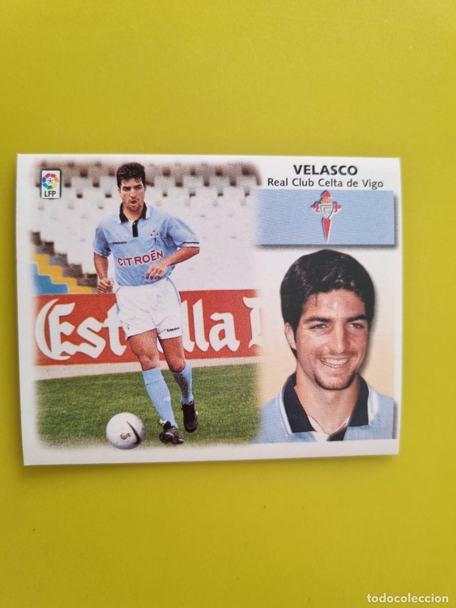 Cromos de f&uacute;tbol: LIGA ESTE 99 00 1999 2000 NUNCA PEGADO SIN PEGAR COLOCA VELASCO CELTA DE VIGO AR1026