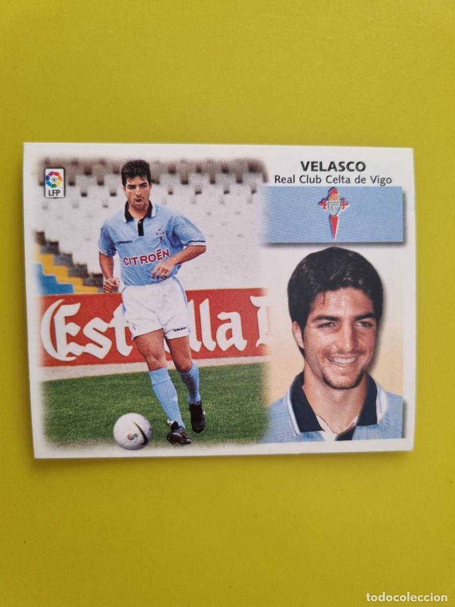 Cromos de f&uacute;tbol: LIGA ESTE 99 00 1999 2000 NUNCA PEGADO SIN PEGAR COLOCA VELASCO CELTA DE VIGO AR1026