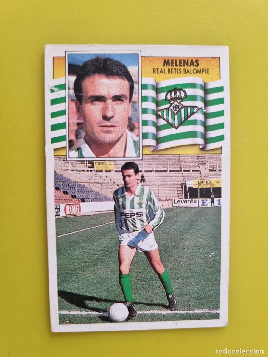 Cromos de f&uacute;tbol: LIGA ESTE 90 91 1990 1991 NUNCA PEGADO SIN PEGAR MELENAS REAL BETIS AR1026