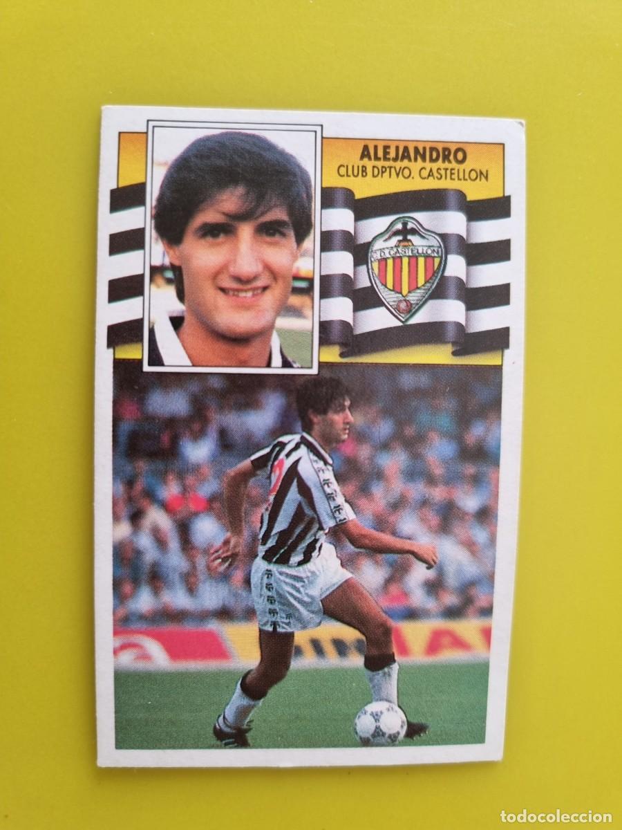 Cromos de f&uacute;tbol: LIGA ESTE 90 91 1990 1991 NUNCA PEGADO SIN PEGAR ALEJANDRO CD CASTELLON AR1026