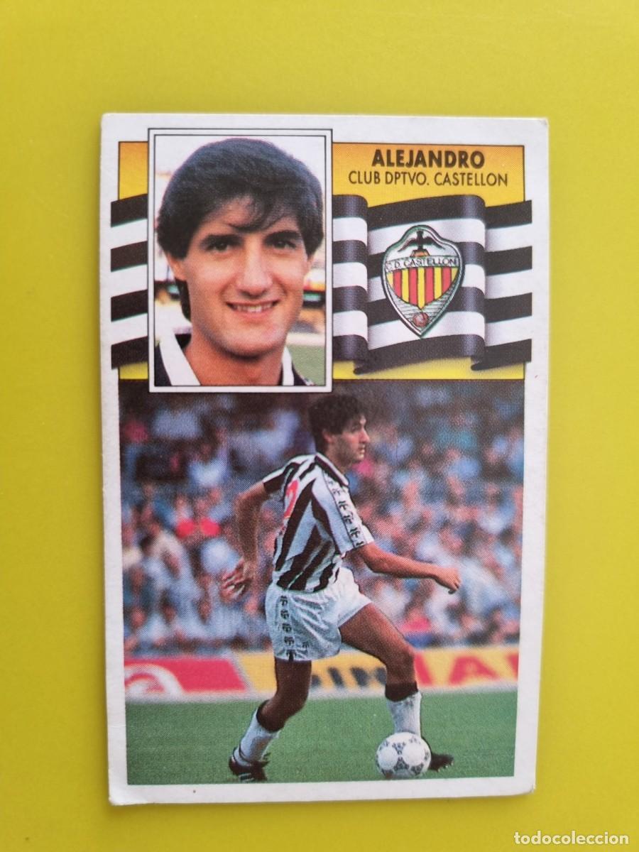 Cromos de f&uacute;tbol: LIGA ESTE 90 91 1990 1991 NUNCA PEGADO SIN PEGAR ALEJANDRO CD CASTELLON AR1026