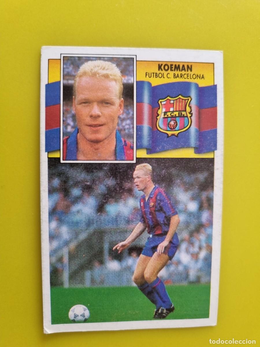 Fu&szlig;ball-Sticker: LIGA ESTE 90 91 1990 1991 NUNCA PEGADO SIN PEGAR KOEMAN FC BARCELONA AR1026