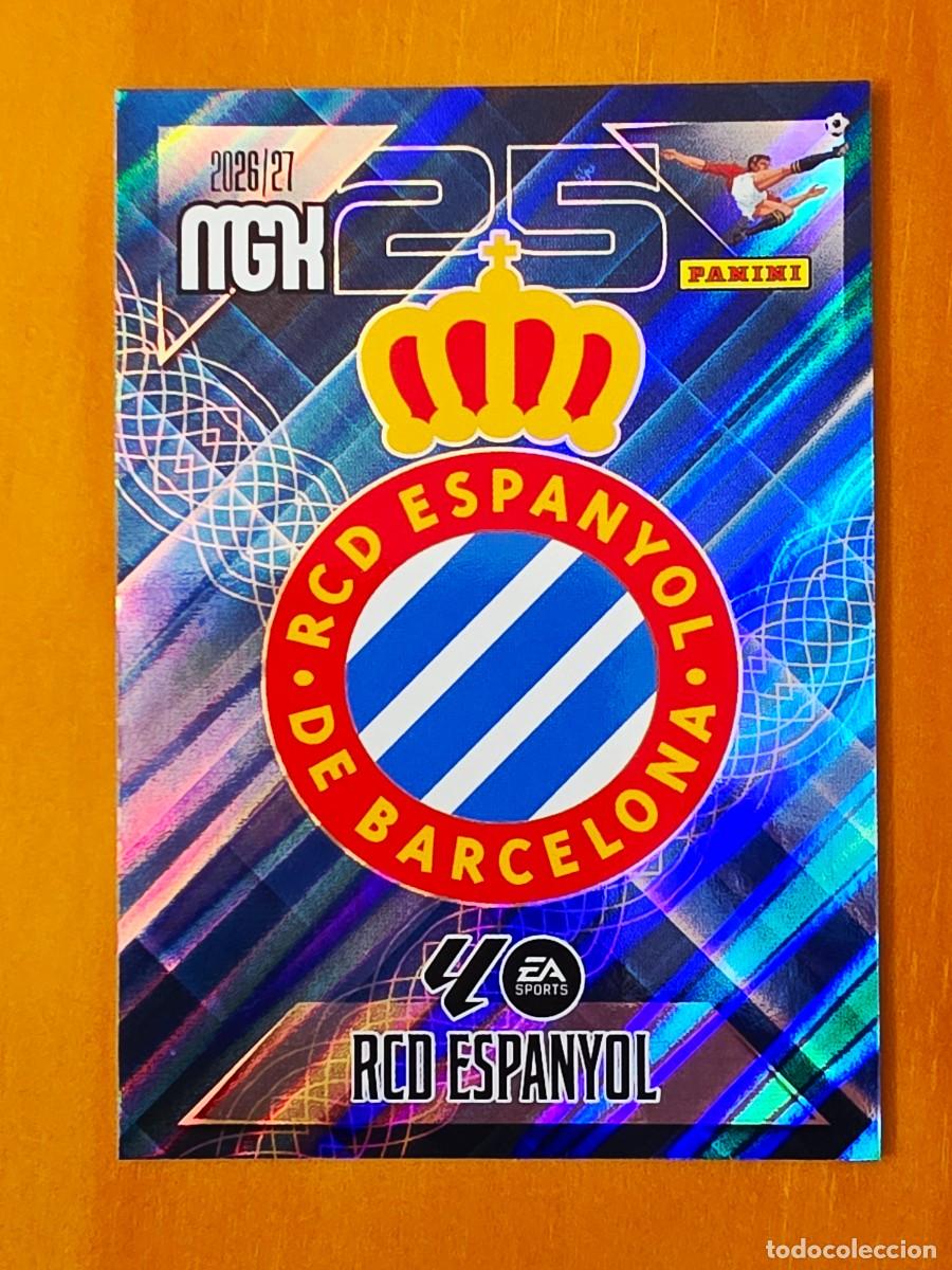 Fu&szlig;ball-Sticker: 163 Escudo RCD Espanyol, Panini Megacracks MGK 2026 2027 26 27