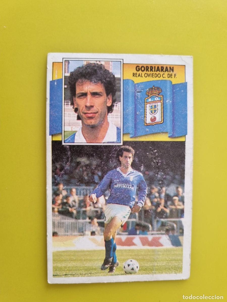 Cromos de f&uacute;tbol: LIGA ESTE 90 91 1990 1991 NUNCA PEGADA SIN PEGAR GORRIARAN REAL OVIEDO LEER AR1026