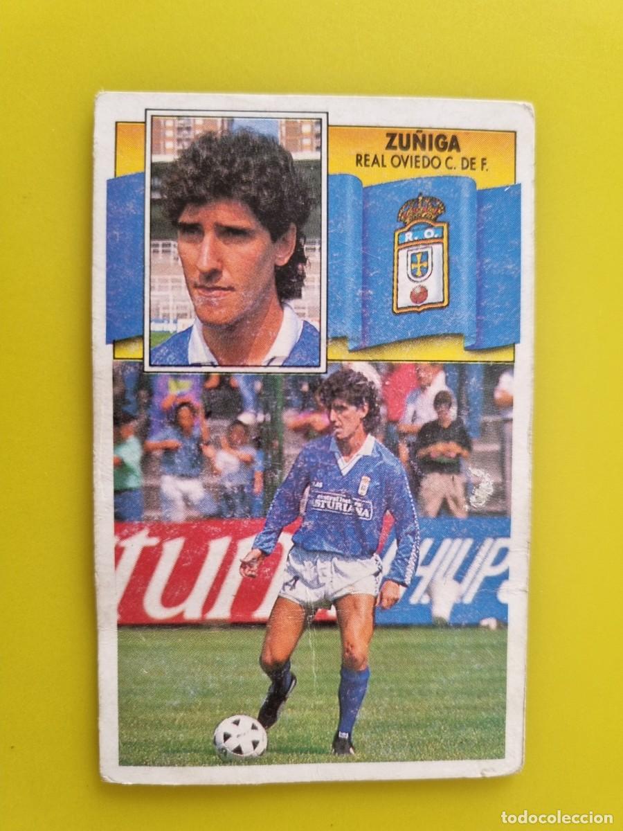 Cromos de f&uacute;tbol: LIGA ESTE 90 91 1990 1991 NUNCA PEGADA SIN PEGAR ZU&Ntilde;IGA REAL OVIEDO LEER AR1026