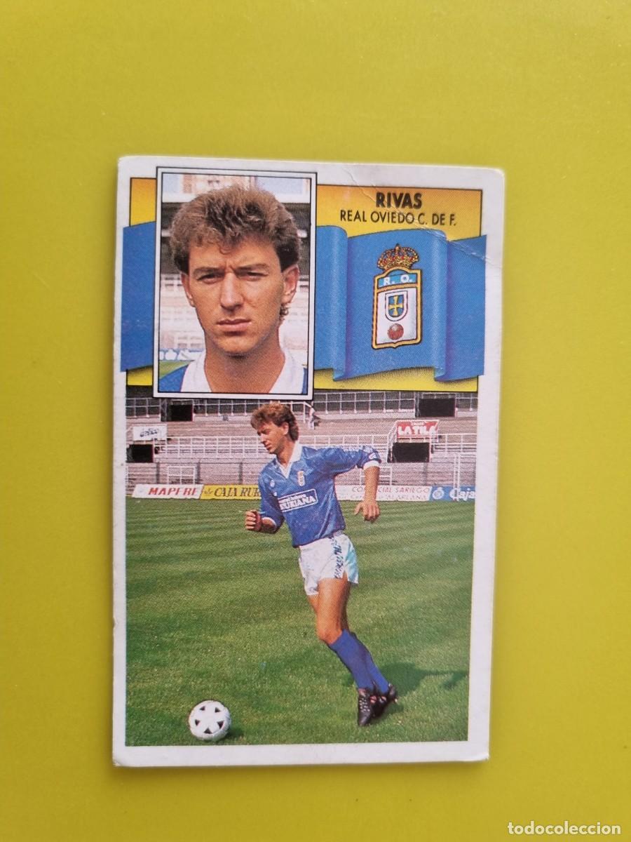 Cromos de f&uacute;tbol: LIGA ESTE 90 91 1990 1991 NUNCA PEGADA SIN PEGAR RIVAS REAL OVIEDO AR1026
