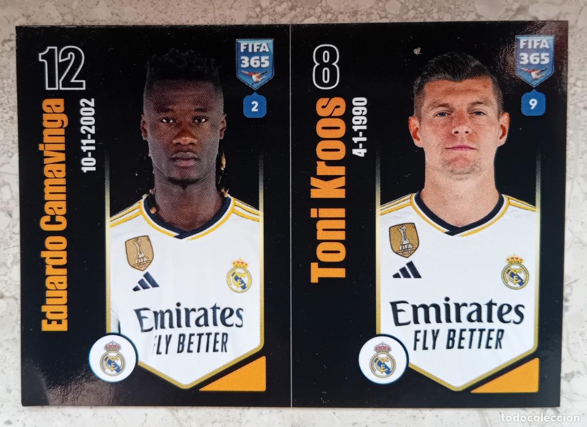 Cromos de f&uacute;tbol: Figurina Panini 2023-24 Cromo Fifa 365 2024 Camavinga Toni Kroos Real Madrid n 176