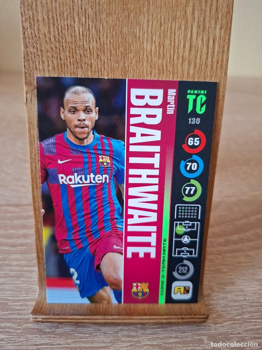 Cromos de f&uacute;tbol: Braithwaite #130 Barcelona Top Class 2022 Adrenalyn XL Team Mate