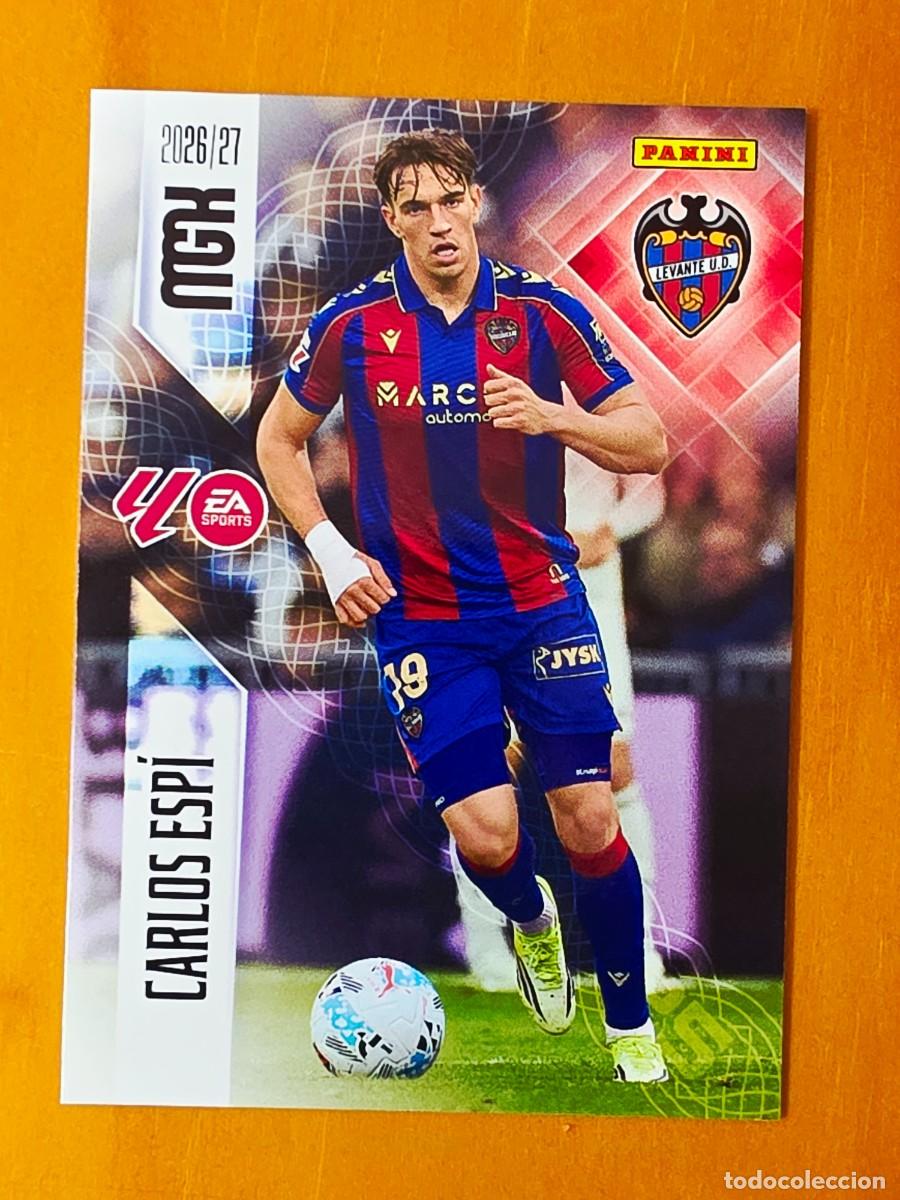 Cromos de f&uacute;tbol: 215 Carlos Esp&iacute;, Levante UD, Panini Megacracks MGK 2026 2027 26 27