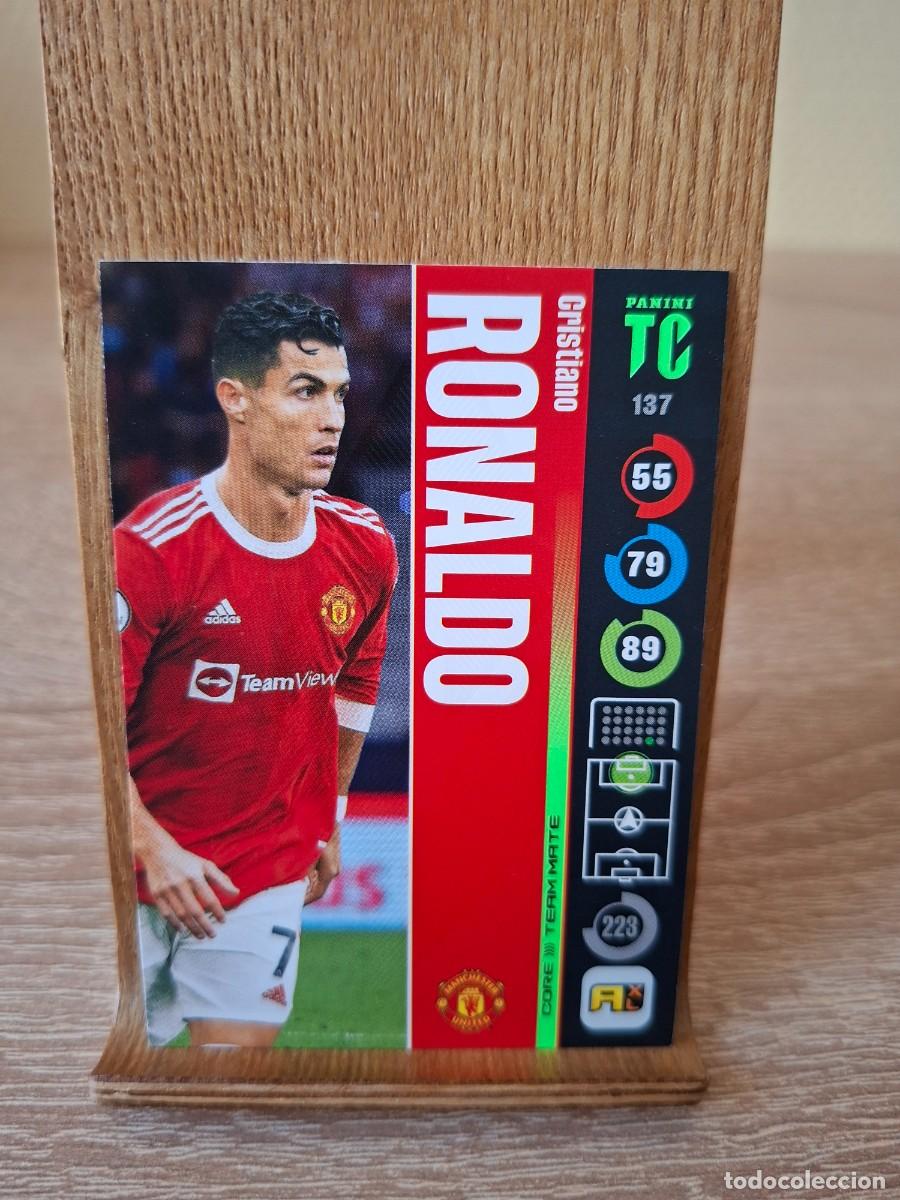 Cromos de f&uacute;tbol: Ronaldo #137 Manchester United Top Class 2022 Adrenalyn XL Team Mate