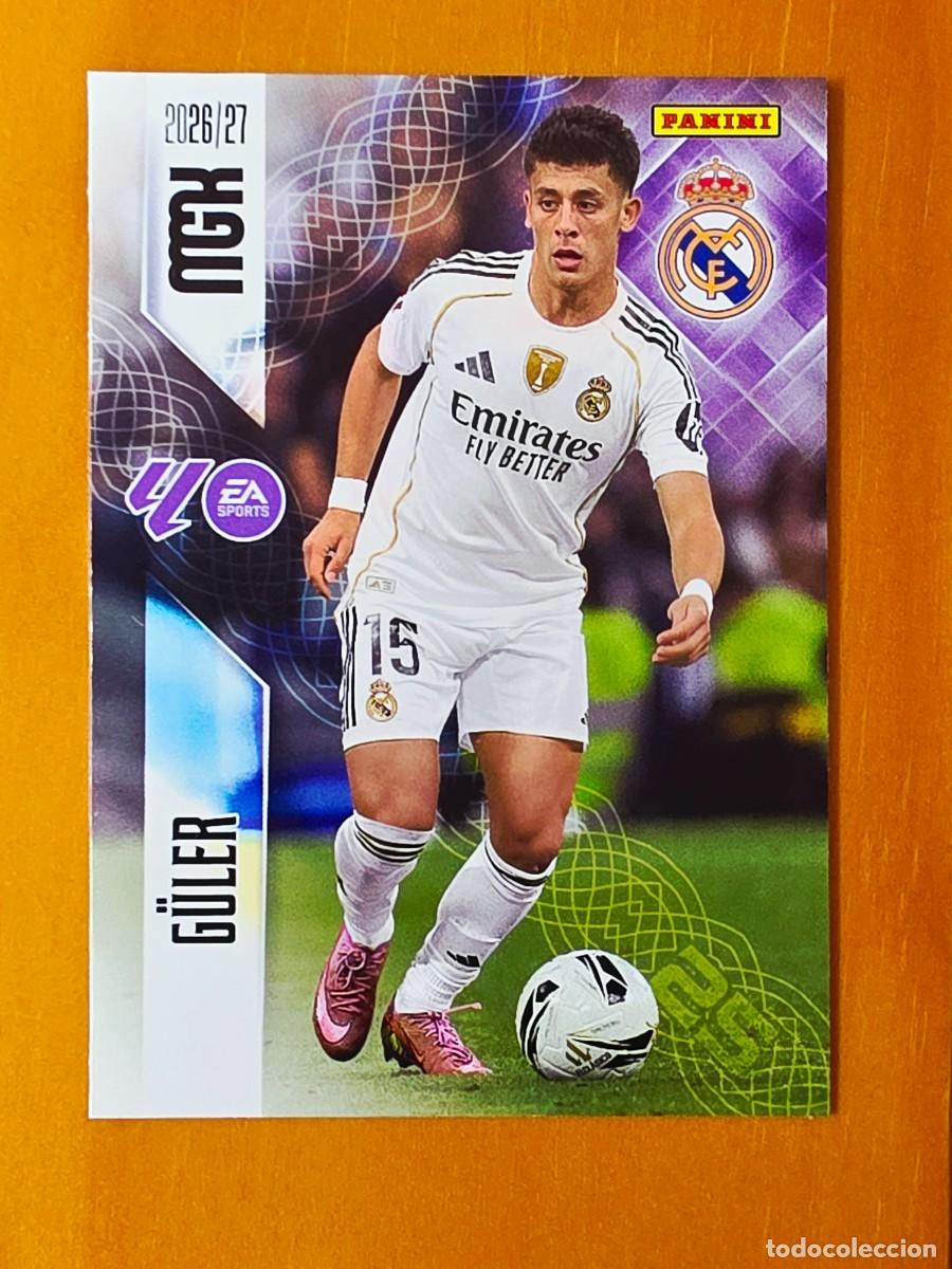 Cromos de f&uacute;tbol: 229 Arda G&uuml;ler, Real Madrid, Panini Megacracks MGK 2026 2027 26 27