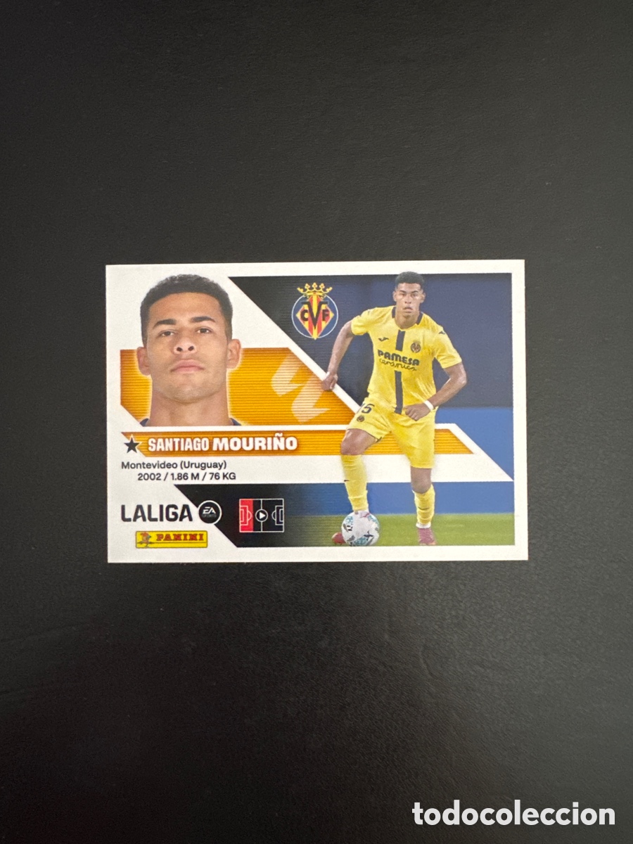 Cromos de f&uacute;tbol: MOURI&Ntilde;O VILLARREAL N&Uacute;MERO 5 LIGA ESTE 2026 2027