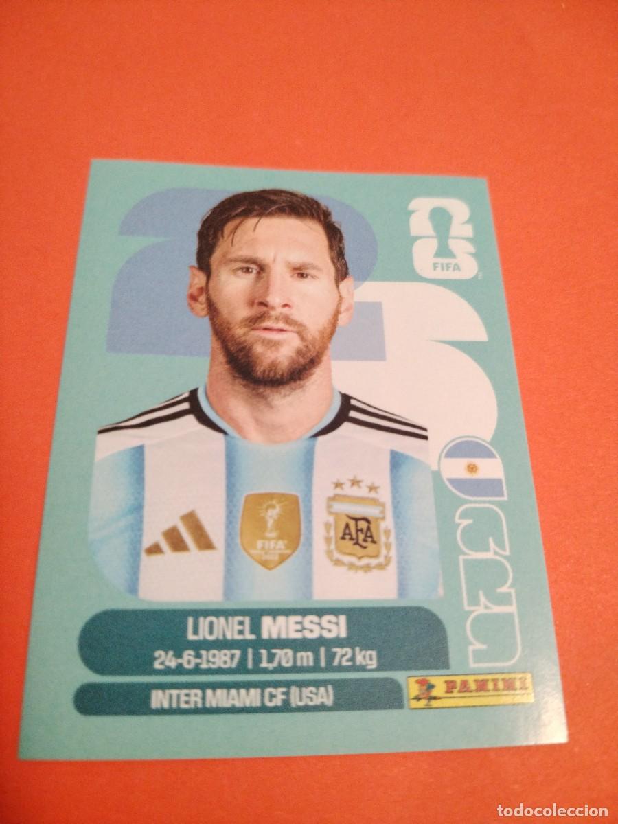 Fu&szlig;ball-Sticker: CROMO MUNDIAL 2026 - ARGENTINA ARG 17 LIONEL MESSI