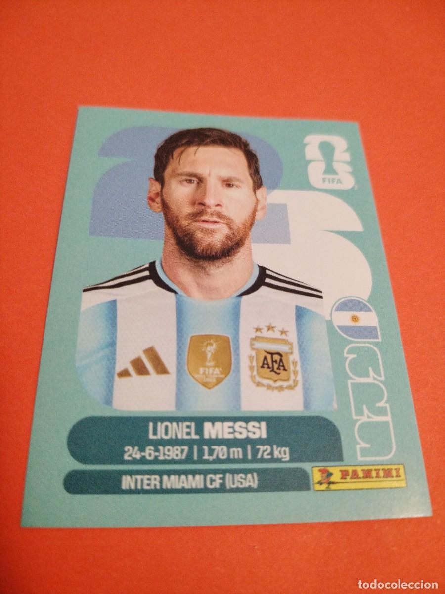 Fu&szlig;ball-Sticker: CROMO MUNDIAL 2026 - ARGENTINA ARG 17 LIONEL MESSI