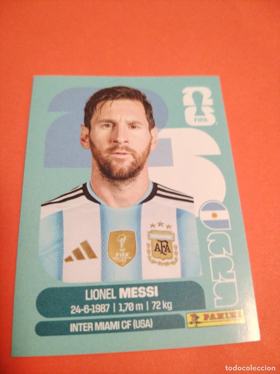 Fu&szlig;ball-Sticker: CROMO MUNDIAL 2026 - ARGENTINA ARG 17 LIONEL MESSI