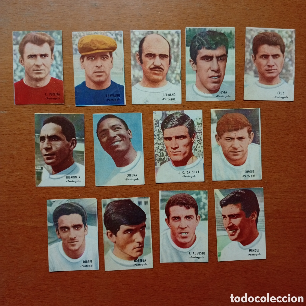 Cartes &agrave; collectionner de Football: Cromos Fher 1966 - PORTUGAL - Mundial Inglaterra 66