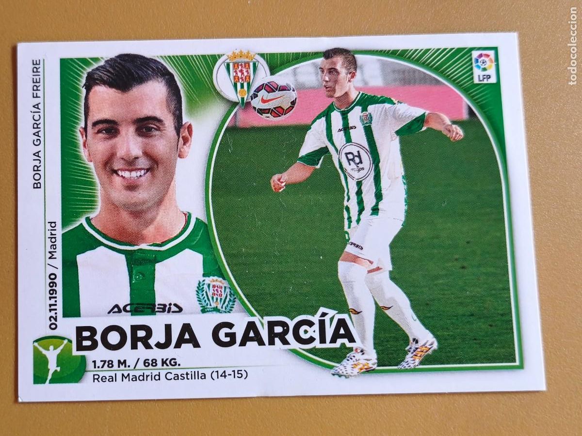 Figurine di Calcio: borja garcia, 2014 15 coloca
