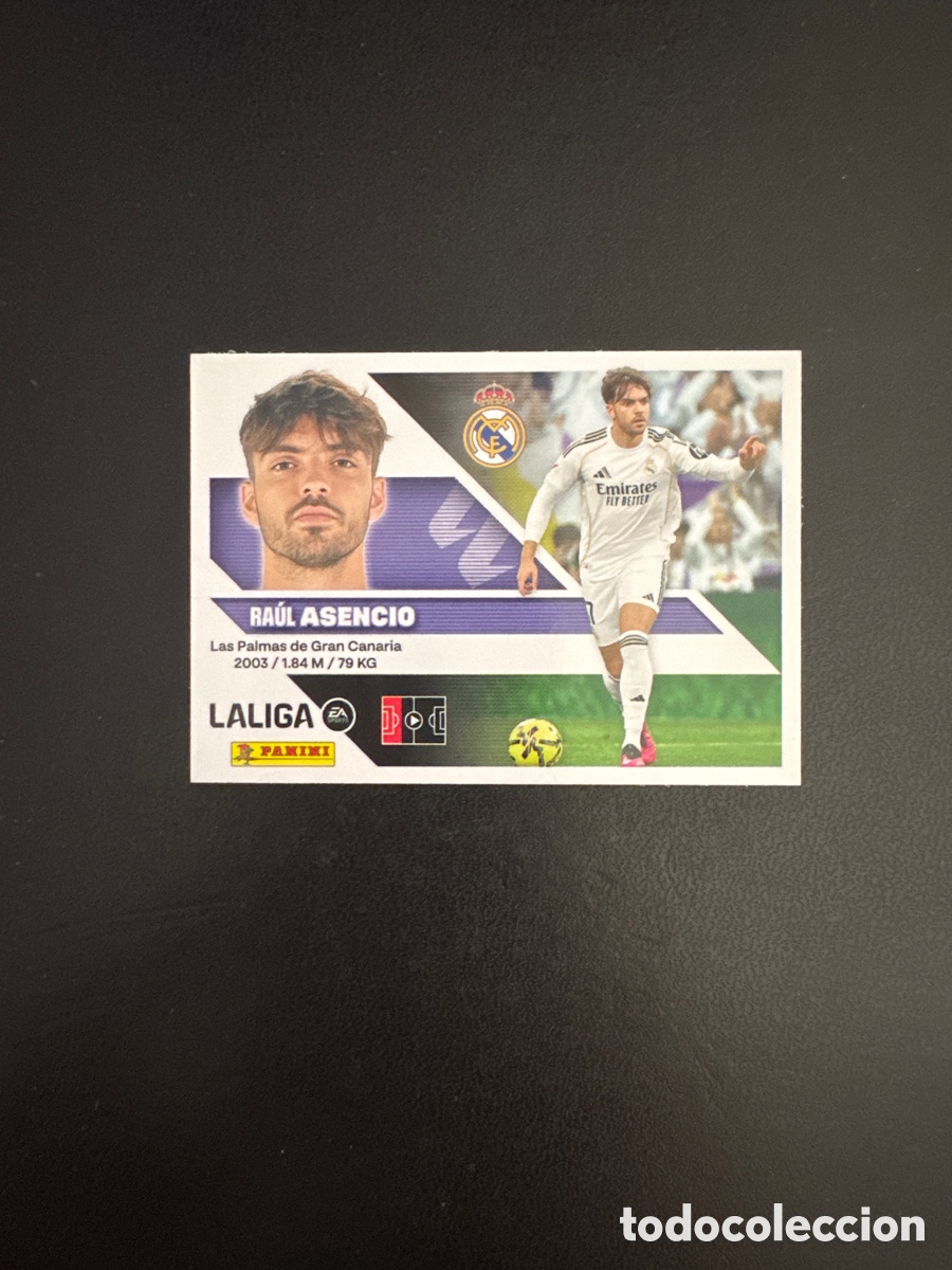Football Stickers: ASENCIO REAL MADRID NUMERO 7 LIGA ESTE 2026 2027