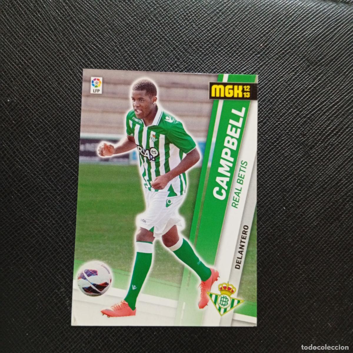 Cromos de Futebol: 442 CAMPBELL REAL BETIS MEGACRACKS 2012 2013 CROMO 12 13 FUTBOL LIGA - A189 PG118 FICHAJE