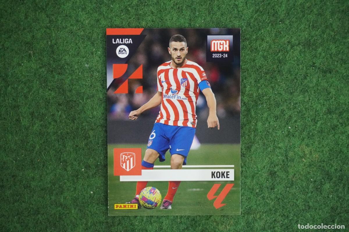 Football Stickers: 82 KOKE ATLETICO MADRID MEGACRACKS 2023 2024 MGK 23 24 PANINI LALIGA EA SPORTS