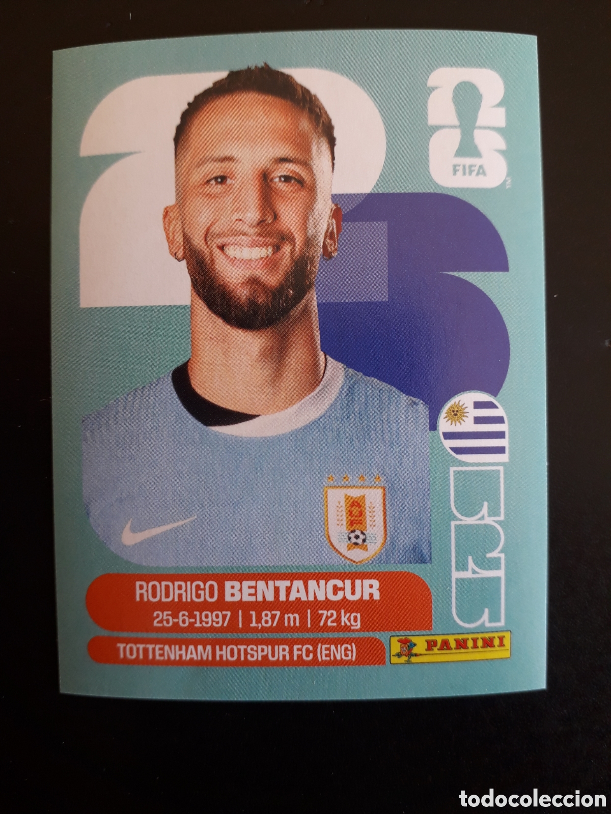 Football Stickers: BENTANCUR URUGUAY URU 12 MUNDIAL F&Uacute;TBOL 2026 FIFA WORLD CUP PANINI SIN PEGAR PEDIDO M&Iacute;NIMO 3&euro;