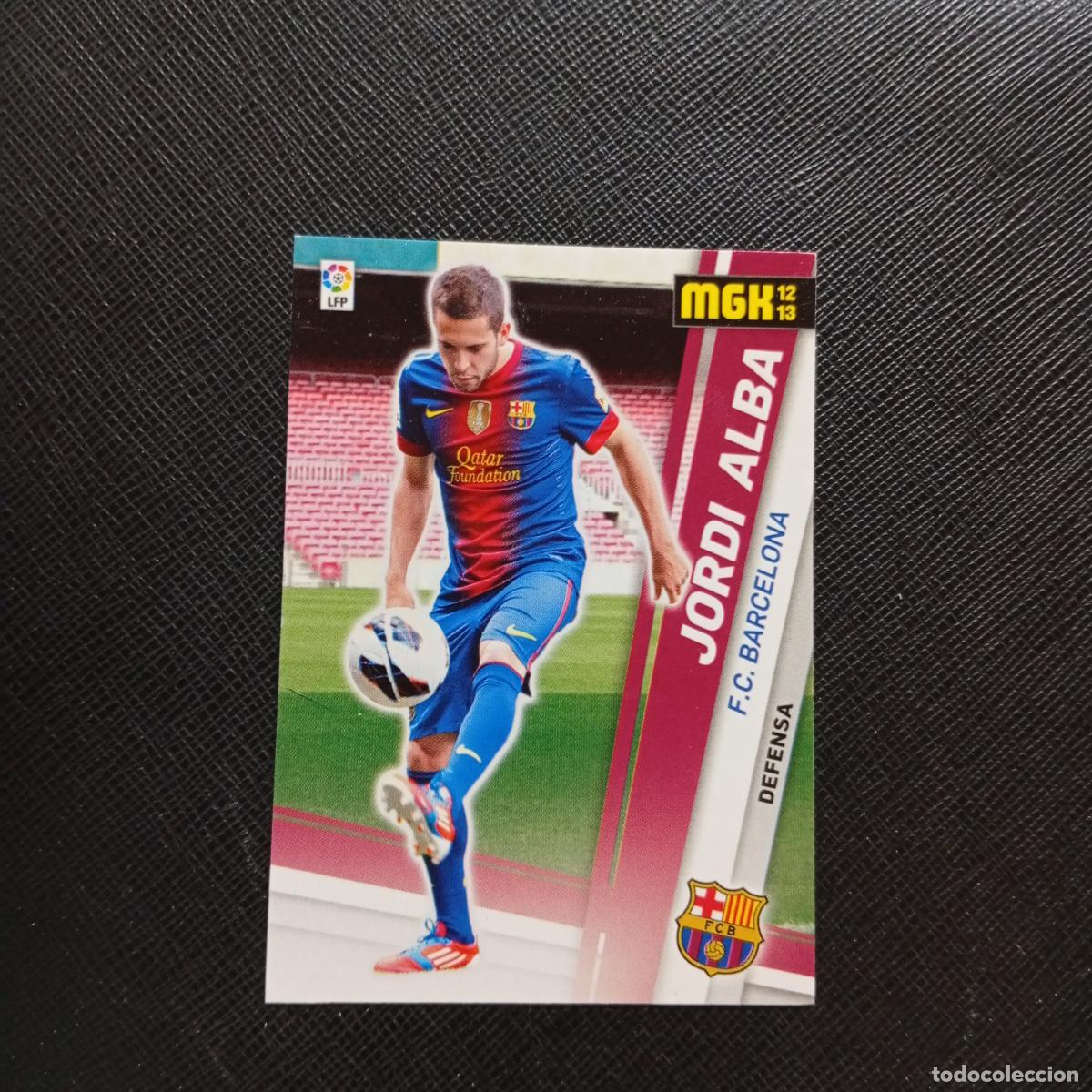 Cromos de Futebol: 44 JORDI ALBA BARCELONA MEGACRACKS 2012 2013 CROMO 12 13 FUTBOL LIGA - A189 PG244