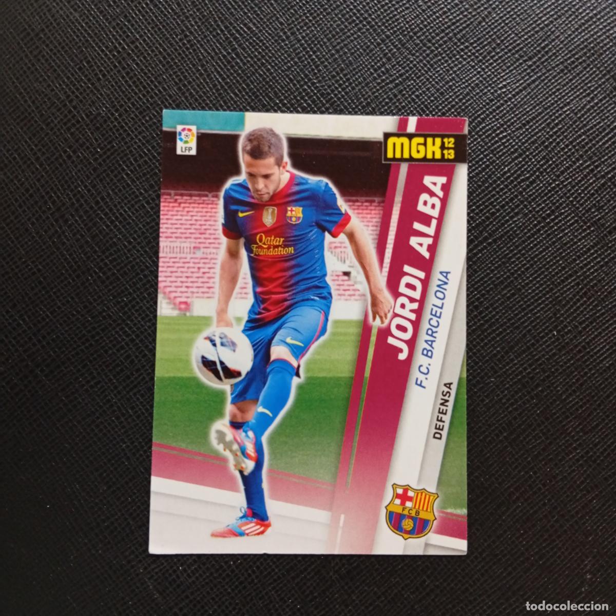 Cromos de Futebol: 44 JORDI ALBA BARCELONA MEGACRACKS 2012 2013 CROMO 12 13 FUTBOL LIGA - A189 PG244 B