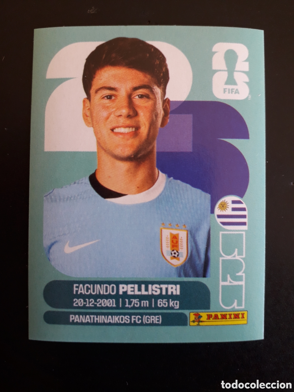 Football Stickers: PELLISTRI URUGUAY URU 20 MUNDIAL F&Uacute;TBOL 2026 FIFA WORLD CUP PANINI SIN PEGAR PEDIDO M&Iacute;NIMO 3&euro;.