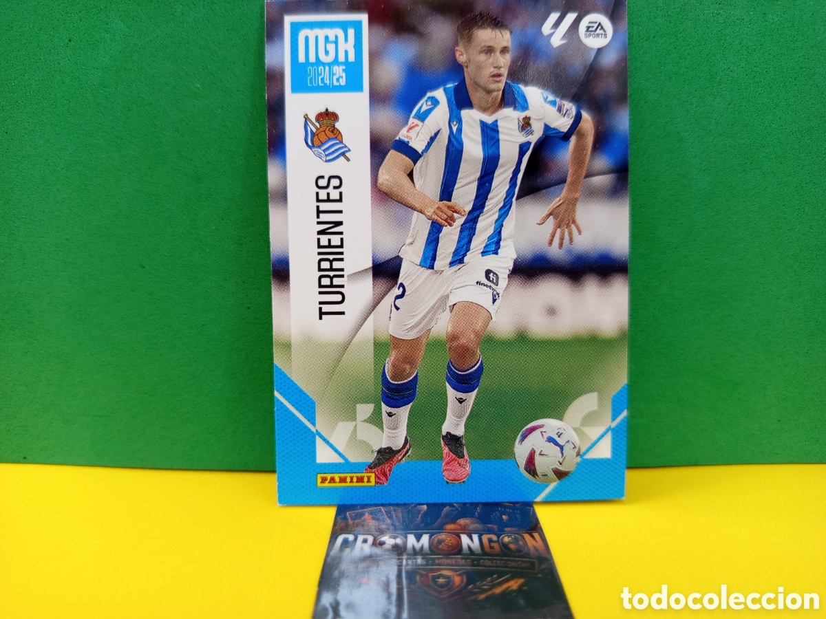 Cromos de Futebol: ❇️ CROMO ⚽ CARD TURRIENTES REAL SOCIEDAD LIGA EA SPORTS 24 25 2024 2025 MEGACRACKS MGKS PANINI ❇️