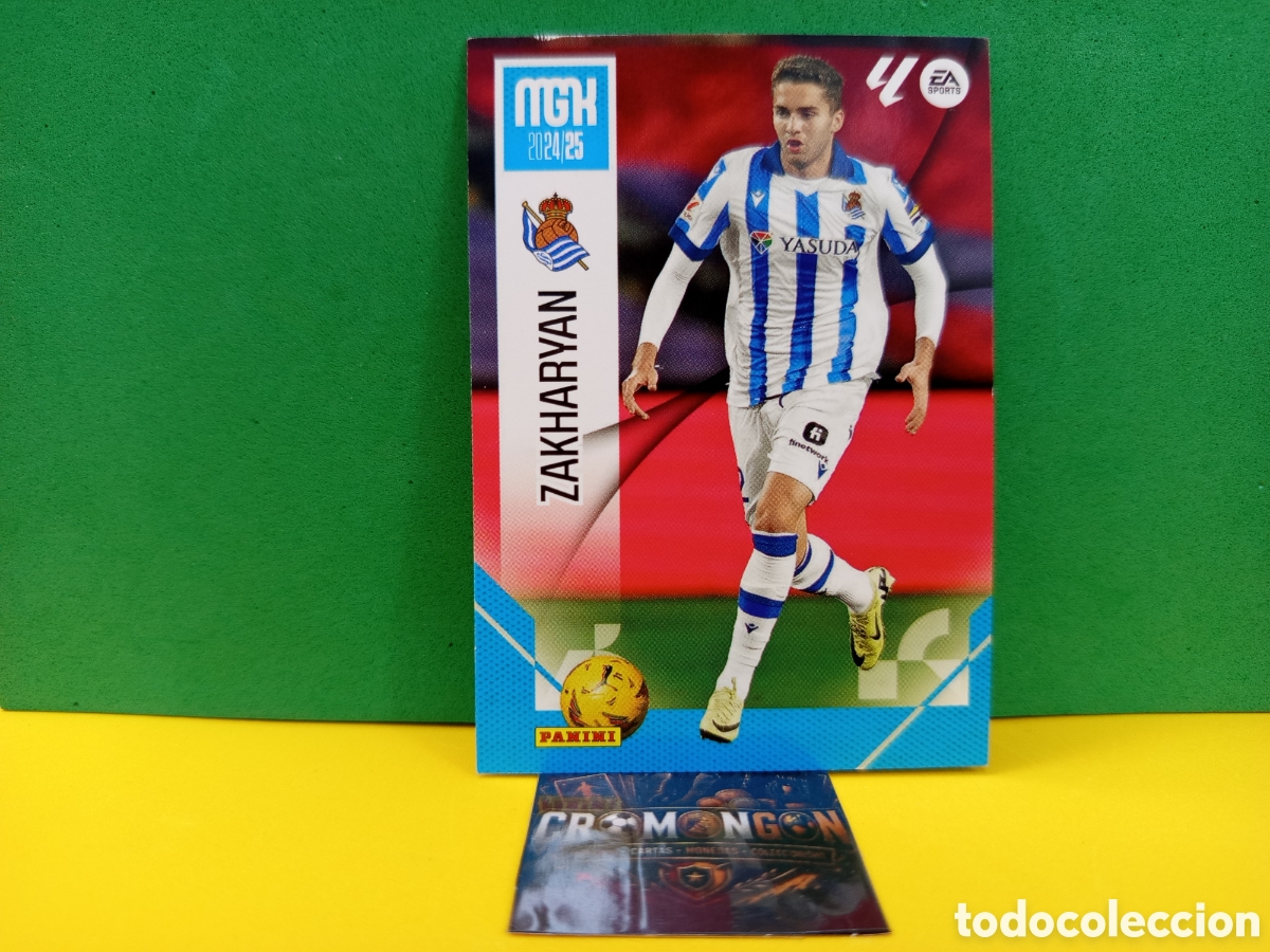 Football Stickers: ❇️ CROMO ⚽ CARD ZAKHARYAN REAL SOCIEDAD LIGA EA SPORTS 24 25 2024 2025 MEGACRACKS MGKS PANINI ❇️