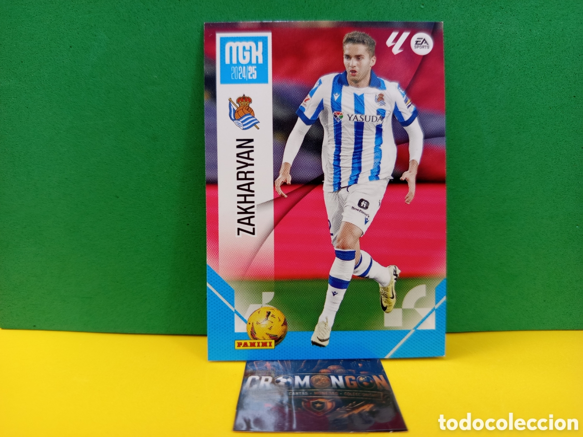 Football Stickers: ❇️ CROMO ⚽ CARD ZAKHARYAN REAL SOCIEDAD LIGA EA SPORTS 24 25 2024 2025 MEGACRACKS MGKS PANINI ❇️