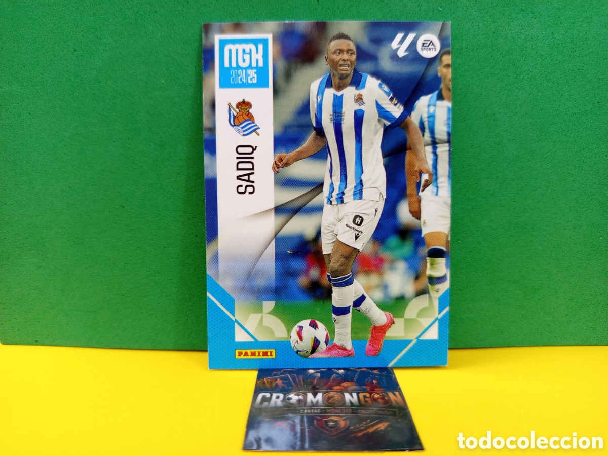Football Stickers: ❇️ CROMO ⚽ CARD SADIQ REAL SOCIEDAD LIGA EA SPORTS 24 25 2024 2025 MEGACRACKS MGKS PANINI ❇️
