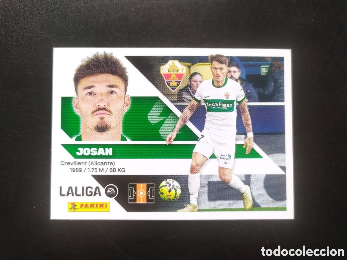 Cromos de f&uacute;tbol: Liga este 2026 2027 26 27 panini Josan n&deg; 15 Elche