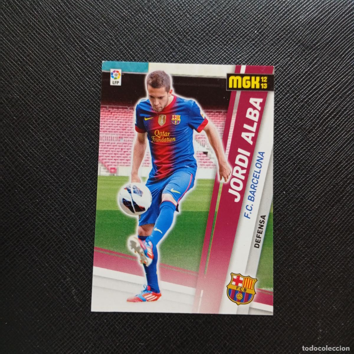 Fu&szlig;ball-Sticker: 55 JORDI ALBA BARCELONA MEGACRACKS 2012 2013 CROMO 12 13 FUTBOL LIGA - A189 PG379