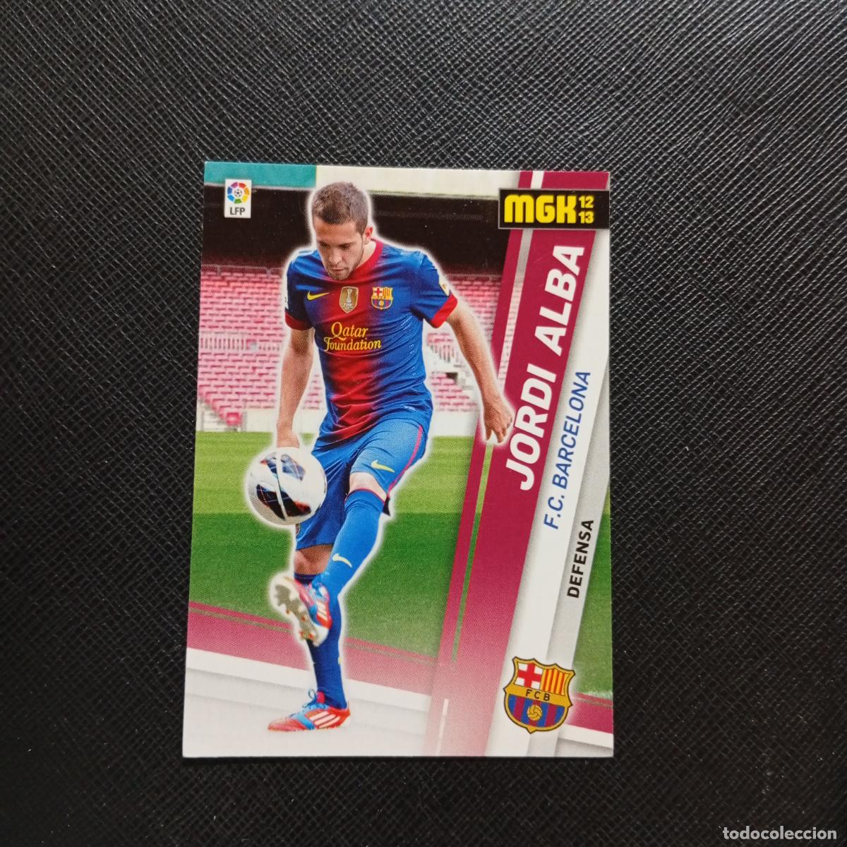 Cromos de f&uacute;tbol: 55 JORDI ALBA BARCELONA MEGACRACKS 2012 2013 CROMO 12 13 FUTBOL LIGA - A189 PG388