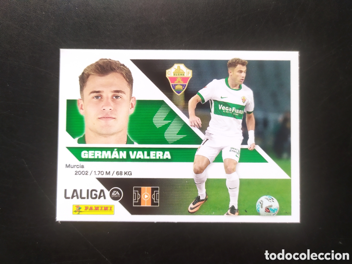 Cromos de f&uacute;tbol: Liga este 2026 2027 26 27 panini Germ&aacute;n Valera n&deg; 10 Elche