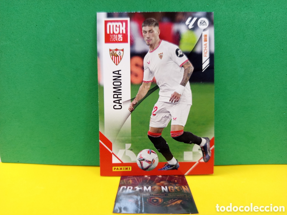 Cartes &agrave; collectionner de Football: ❇️ CROMO ⚽ CARD CARMONA SEVILLA BIS LIGA EA SPORTS 24 25 2024 2025 MEGACRACKS MGKS PANINI ❇️