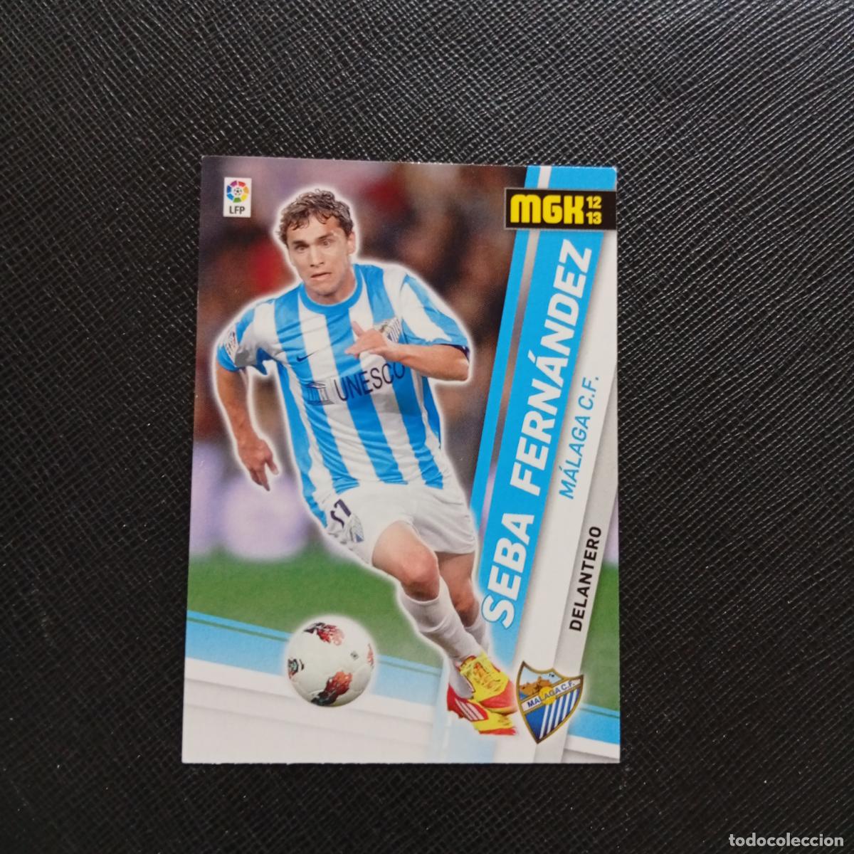 Cromos de f&uacute;tbol: 216 SEBA FERNANDEZ MALAGA MEGACRACKS 2012 2013 CROMO 12 13 FUTBOL LIGA - A185 PG235