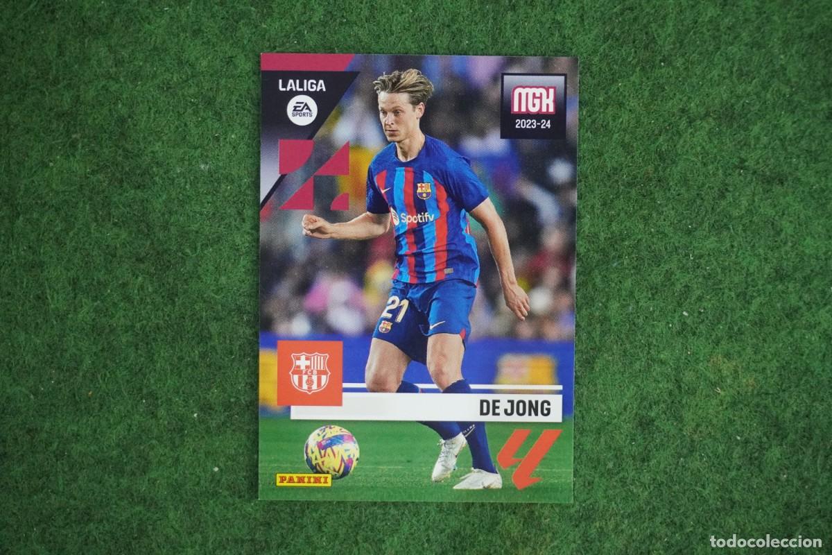 Cromos de f&uacute;tbol: 102 DE JONG BARCELONA MEGACRACKS 2023 2024 MGK 23 24 PANINI LALIGA EA SPORTS