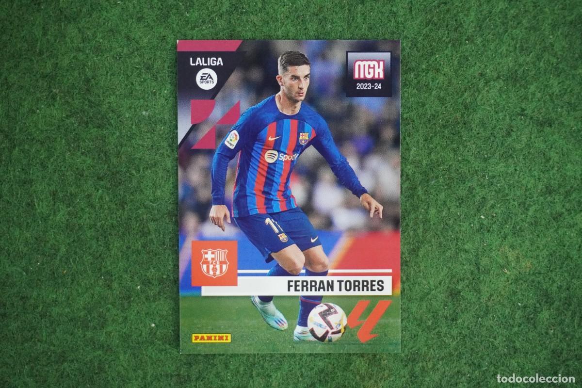 Cromos de f&uacute;tbol: 105 FERRAN TORRES BARCELONA MEGACRACKS 2023 2024 MGK 23 24 PANINI LALIGA EA SPORTS