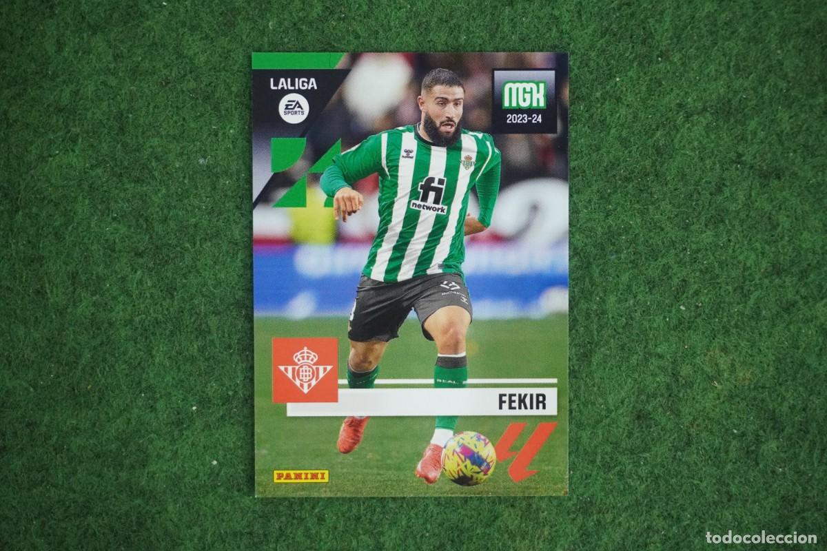 Cromos de f&uacute;tbol: 121 FEKIR BETIS MEGACRACKS 2023 2024 MGK 23 24 PANINI LALIGA EA SPORTS