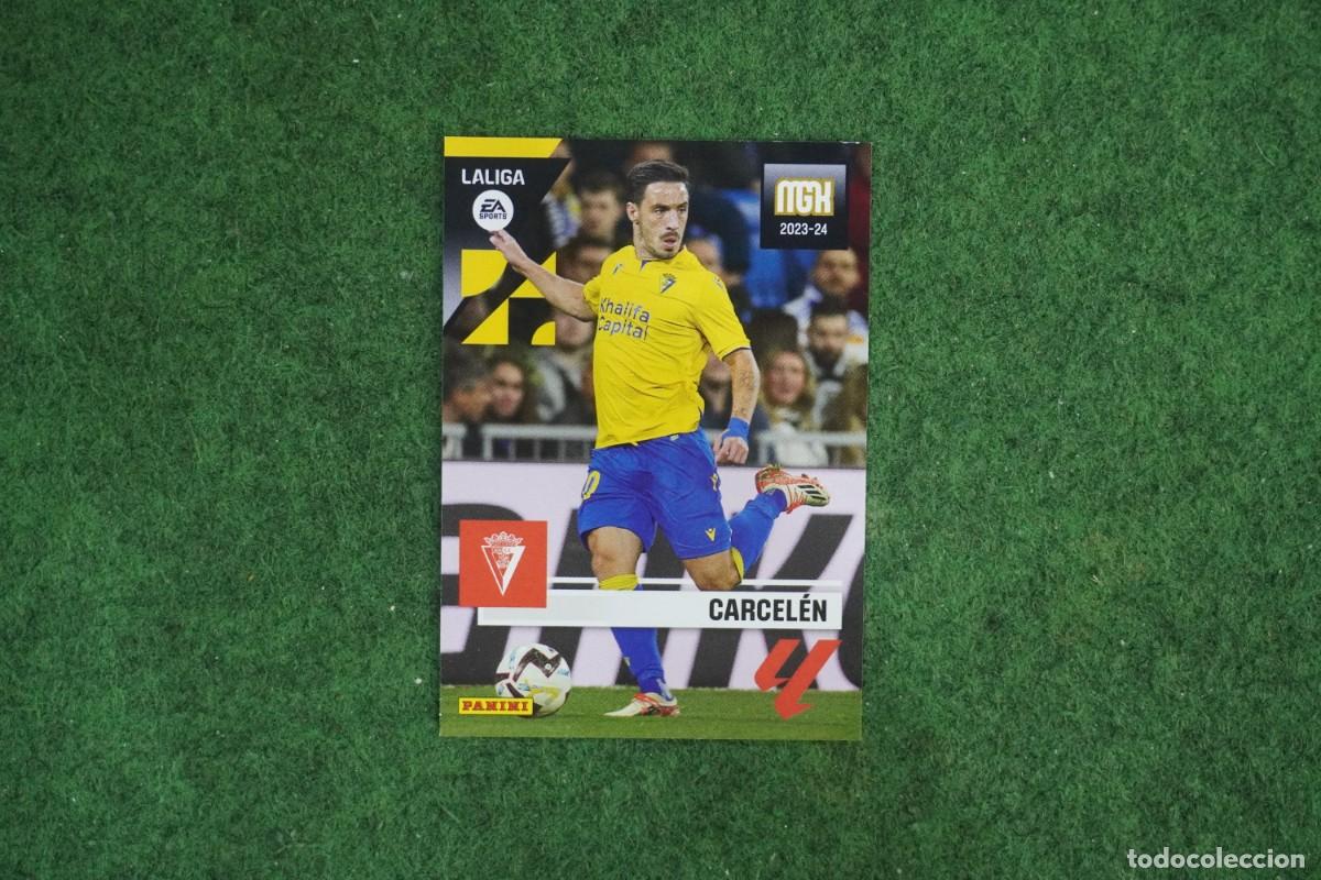Cromos de f&uacute;tbol: 130 CARCELEN CADIZ MEGACRACKS 2023 2024 MGK 23 24 PANINI LALIGA EA SPORTS