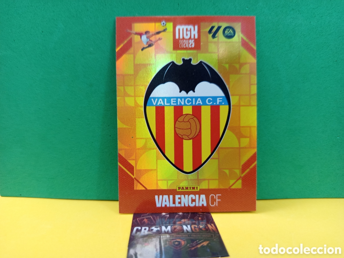 Cromos de f&uacute;tbol: ❇️ CROMO ⚽ CARD ESCUDO VALENCIA LIGA EA SPORTS 24 25 2024 2025 MEGACRACKS MGKS PANINI ❇️