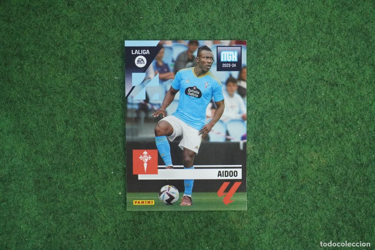 Cromos de f&uacute;tbol: 149 AIDOO CELTA MEGACRACKS 2023 2024 MGK 23 24 PANINI LALIGA EA SPORTS