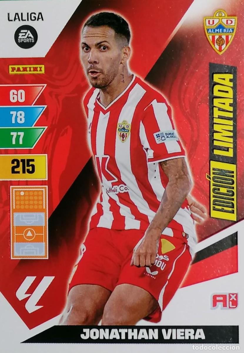Cromos de f&uacute;tbol: Carta edici&oacute;n limitada Jonathan Viera UD Almer&iacute;a Panini Adrenalyn XL La Liga 2023-2024