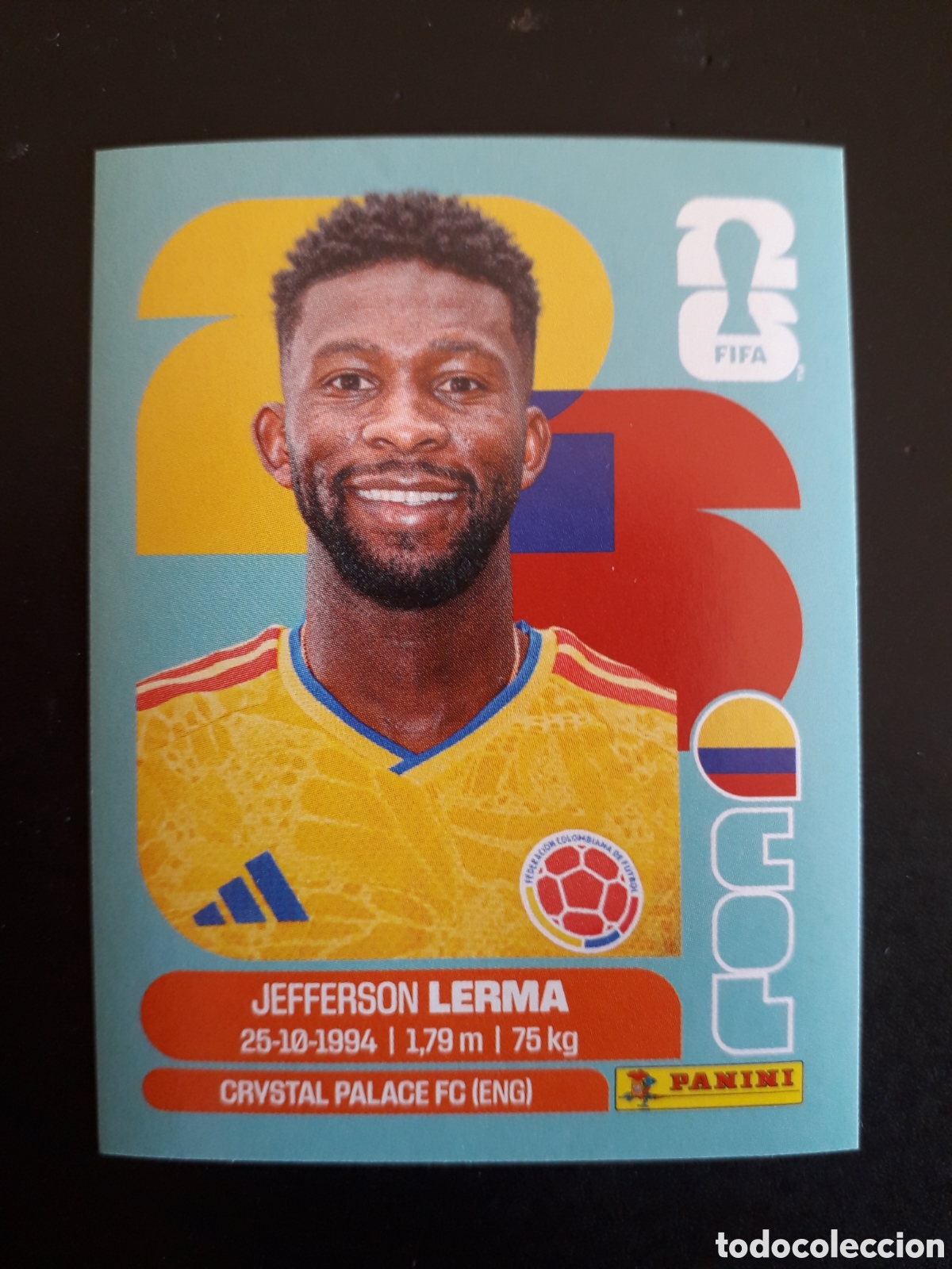 Cromos de f&uacute;tbol: LERMA COLOMBIA COL 10 MUNDIAL F&Uacute;TBOL 2026 FIFA WORLD CUP PANINI SIN PEGAR PEDIDO M&Iacute;NIMO 3&euro;