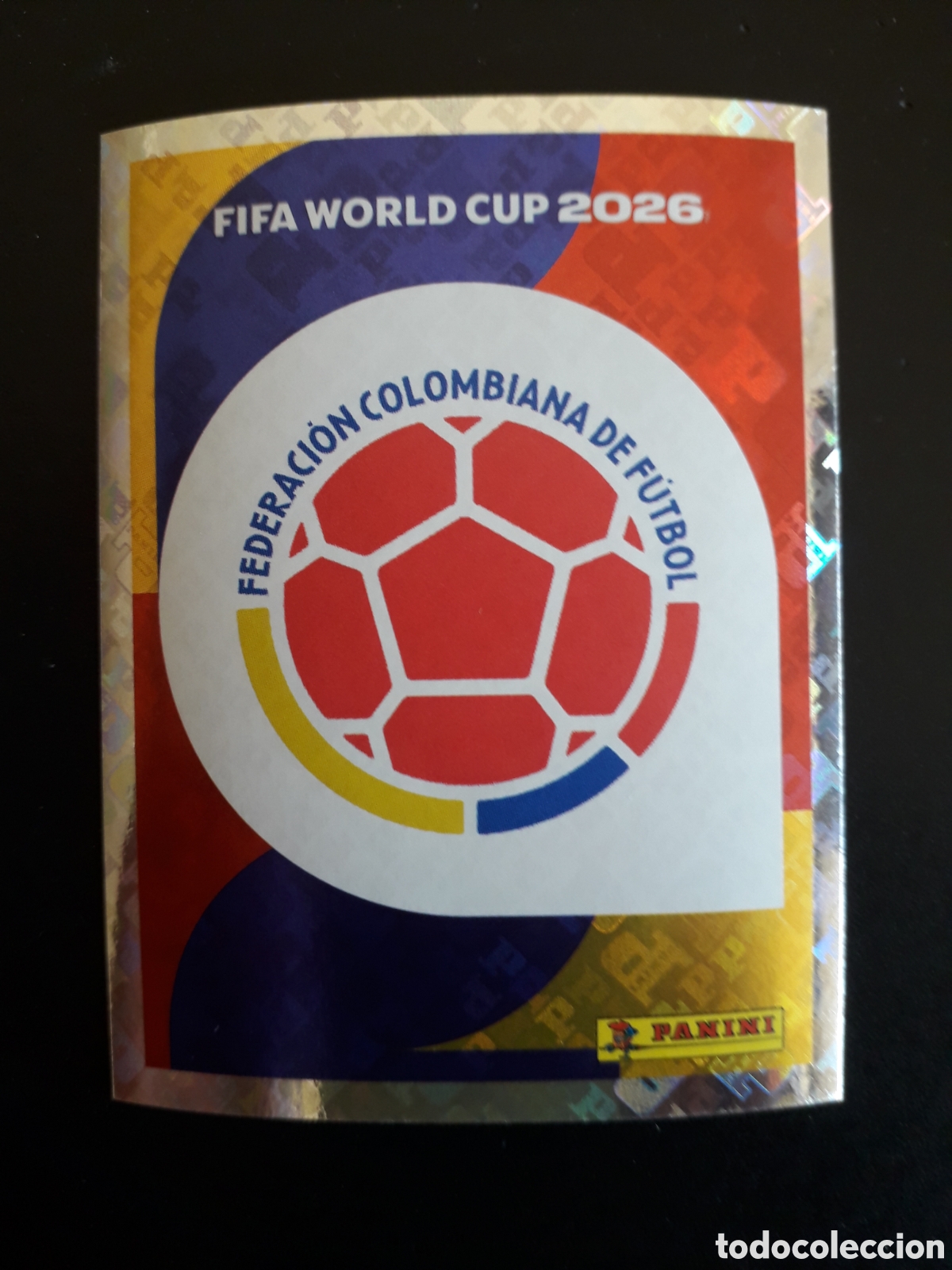 Cromos de f&uacute;tbol: ESCUDO COLOMBIA COL 1 MUNDIAL F&Uacute;TBOL 2026 FIFA WORLD CUP PANINI SIN PEGAR PEDIDO M&Iacute;NIMO 3&euro;.