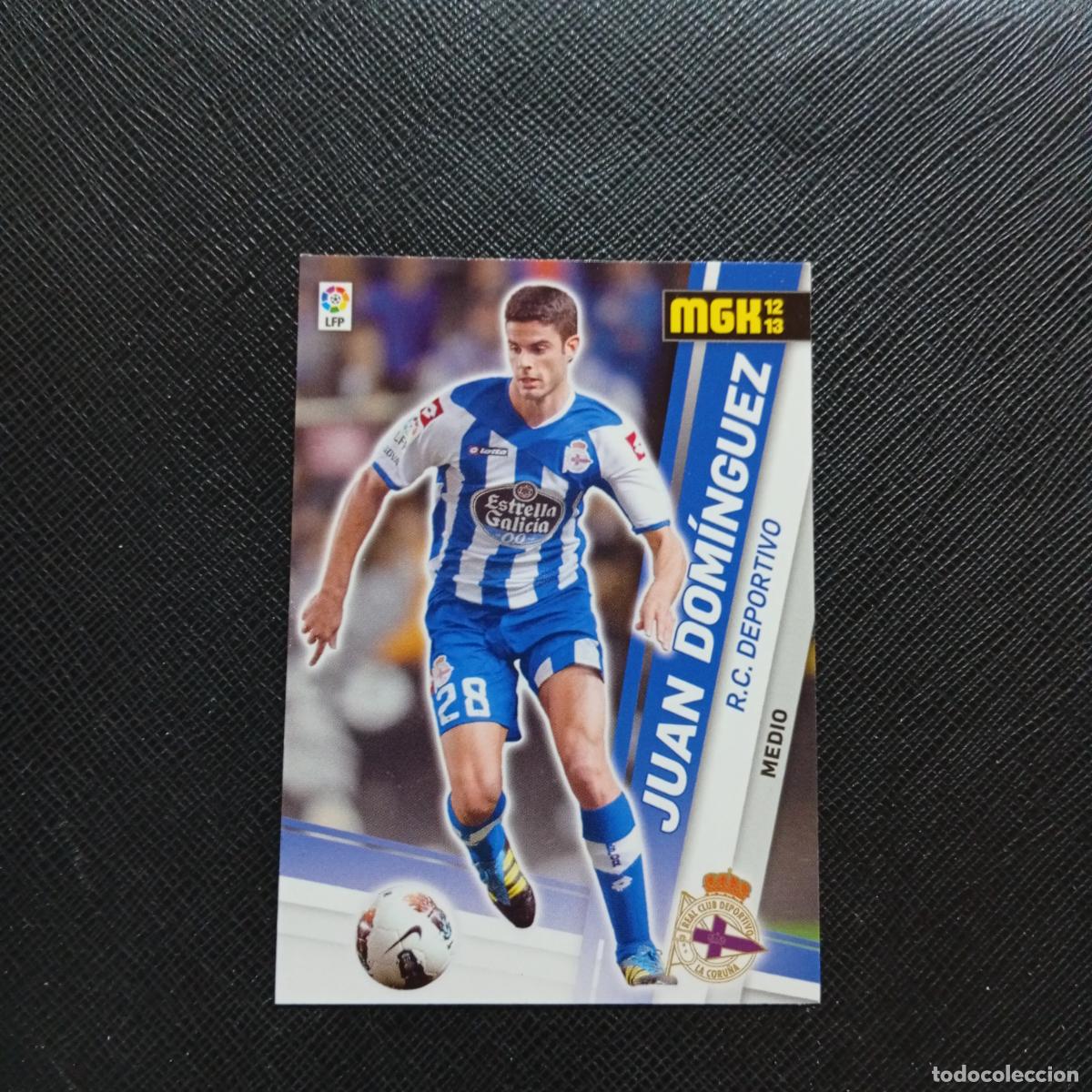 Cromos de f&uacute;tbol: 102 JUAN DOMINGUEZ DEPORTIVO MEGACRACKS 2012 2013 CROMO 12 13 FUTBOL LIGA - A185 PG442