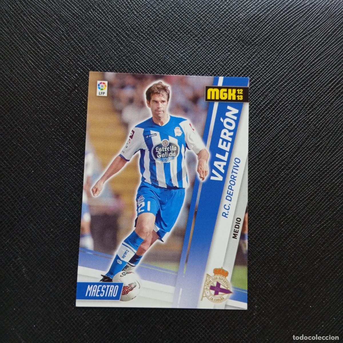 Cromos de f&uacute;tbol: 104 VALERON DEPORTIVO MEGACRACKS 2012 2013 CROMO 12 13 FUTBOL LIGA - A185 PG451