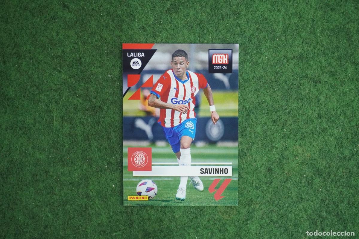 Cromos de f&uacute;tbol: 195 SAVINHO GIRONA MEGACRACKS 2023 2024 MGK 23 24 PANINI LALIGA EA SPORTS